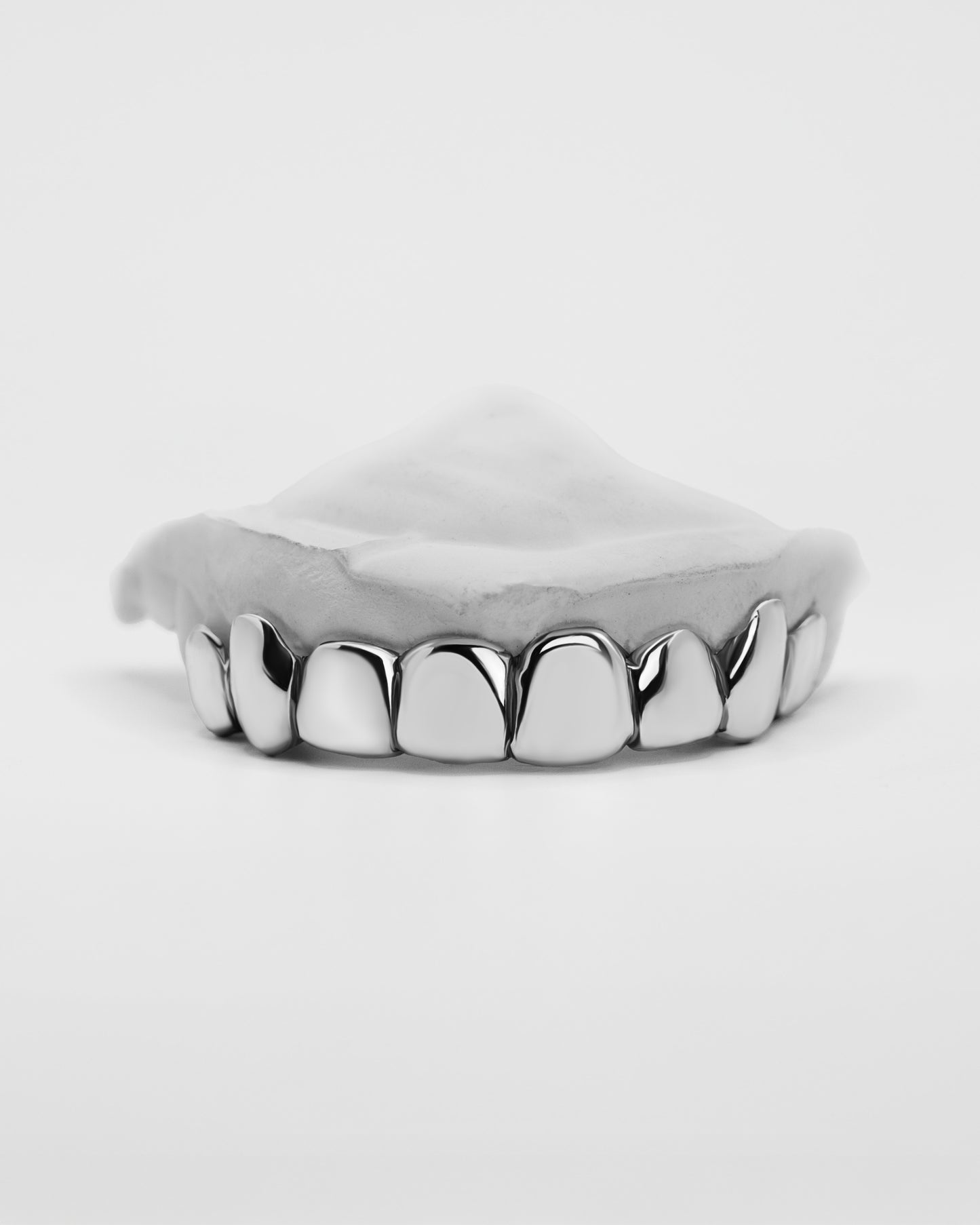 Grillz full silver top ( 8 dents )